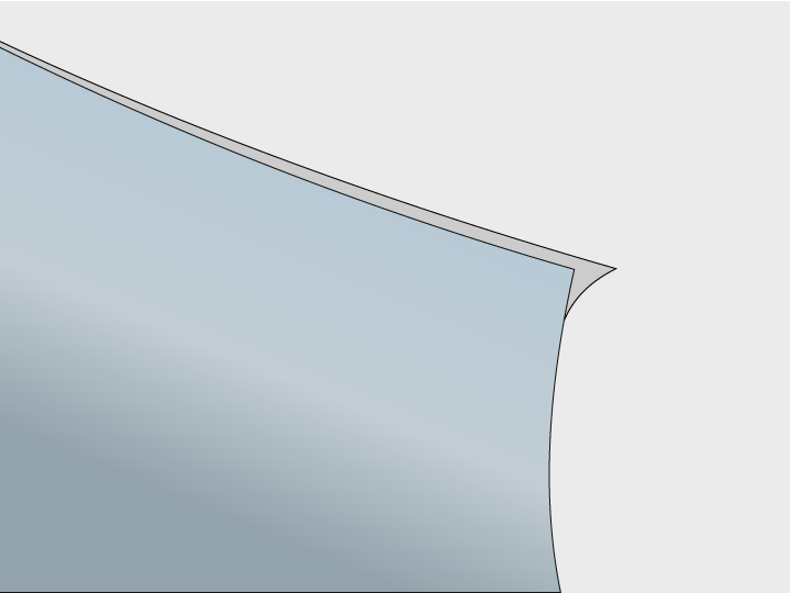 Die Klebefläche der Gebäudeglasfolie ist durch eine dünne transparente Folienschicht (Trägerfolie) geschützt. Diese rückseitige Trägerfolie muss unmittelbar vor der Montage entfernt werden. Die Klebefläche der Gebäudeglasfolie ist durch eine dünne transparente Folienschicht (Trägerfolie) geschützt. Diese rückseitige Trägerfolie muss unmittelbar vor der Montage entfernt werden.