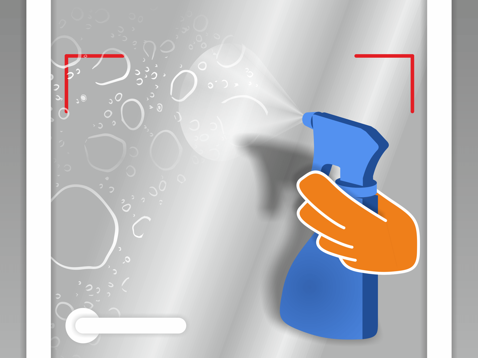 Klebefläche und auch den Untergrund vollständig mit Wasser besprühen. Klebefläche und auch den Untergrund vollständig mit Wasser besprühen.