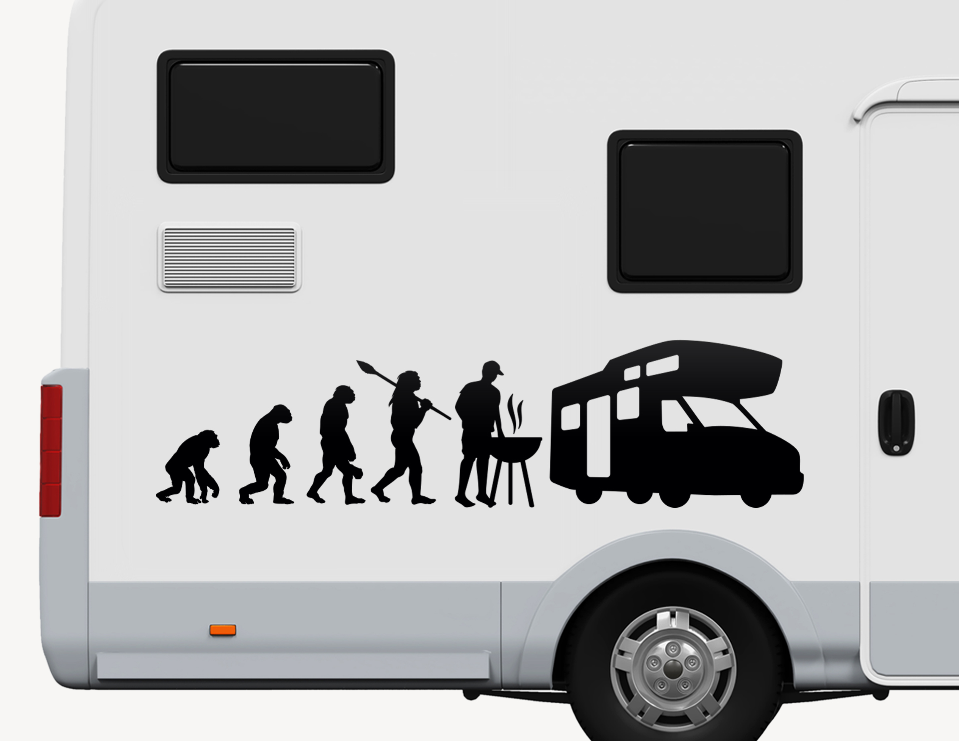 Adventure Caravan Wohnmobil Wohnwagen Camping Aufkleber Sticker Decal 64 cm