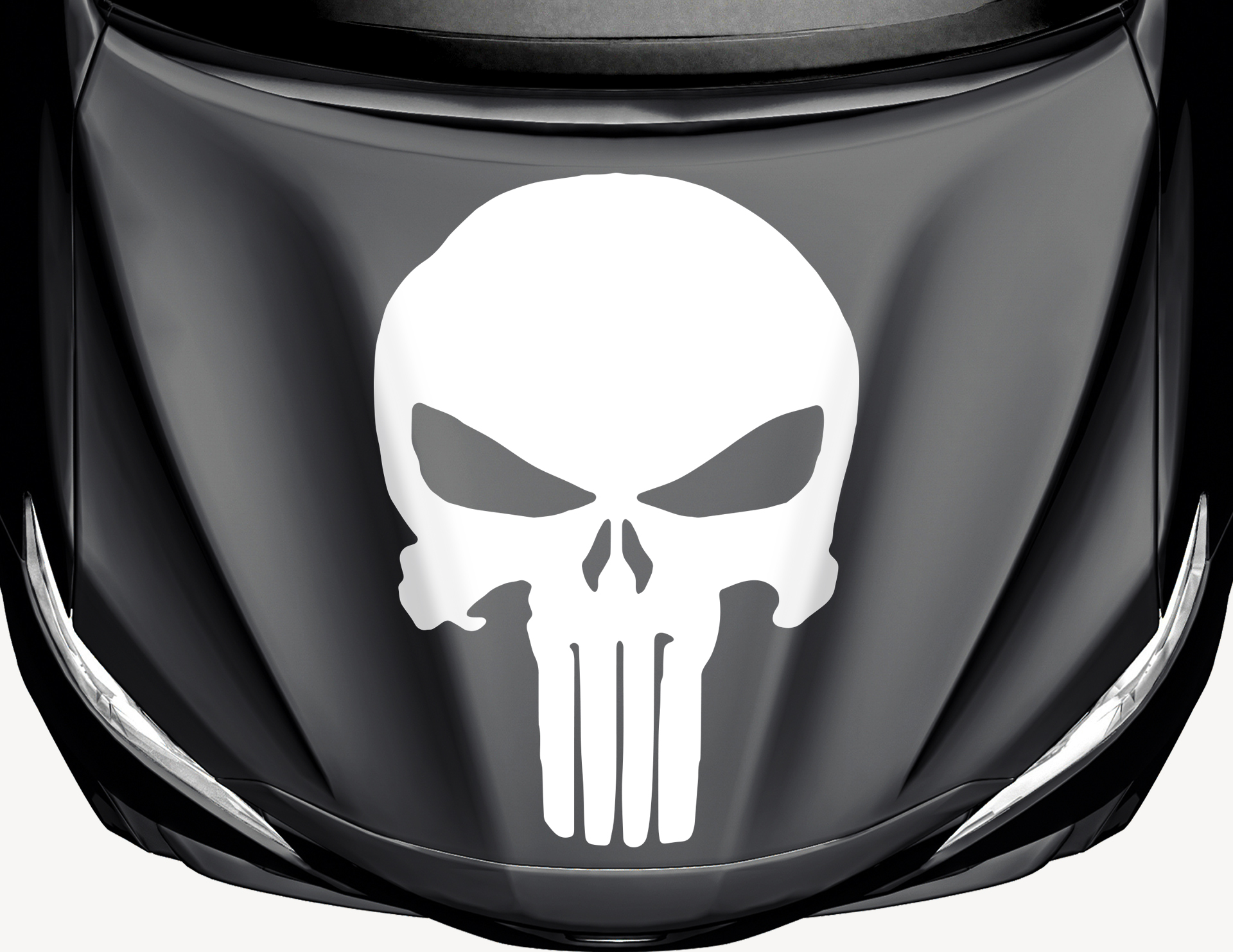 Autoaufkleber Punisher Skull