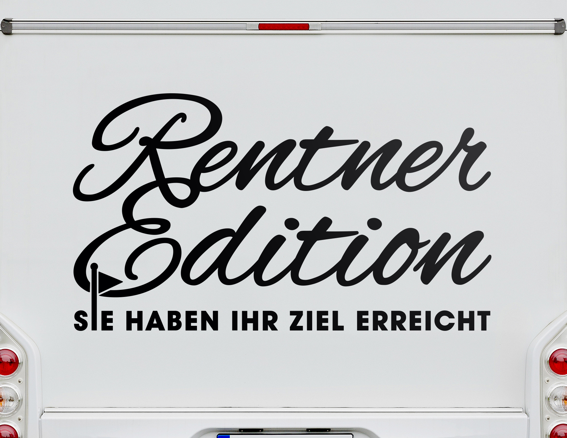 Autoaufkleber Wohnmobil Bus Rentner .