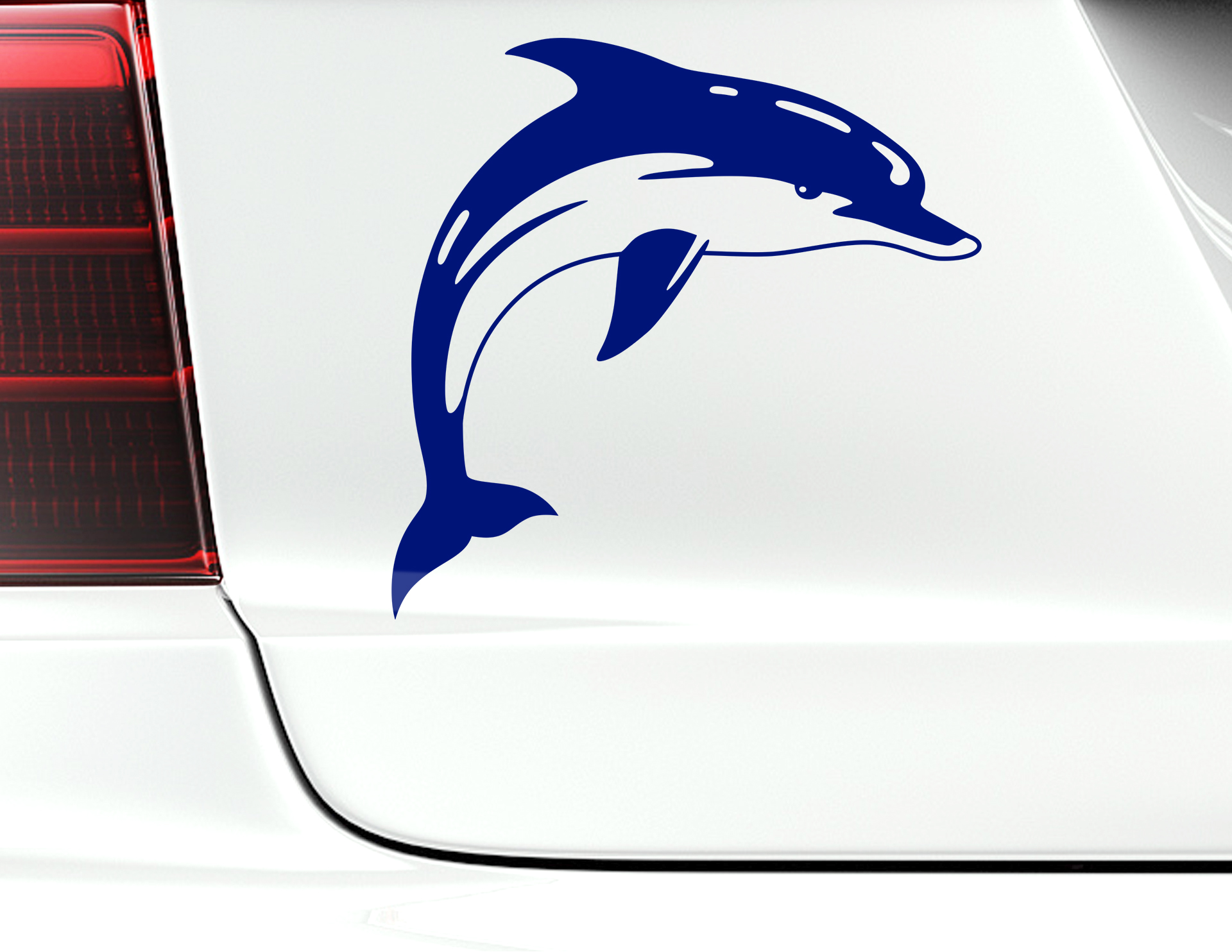 Motorhaube Auto-Aufkleber Delphine Delphin Mond Meer