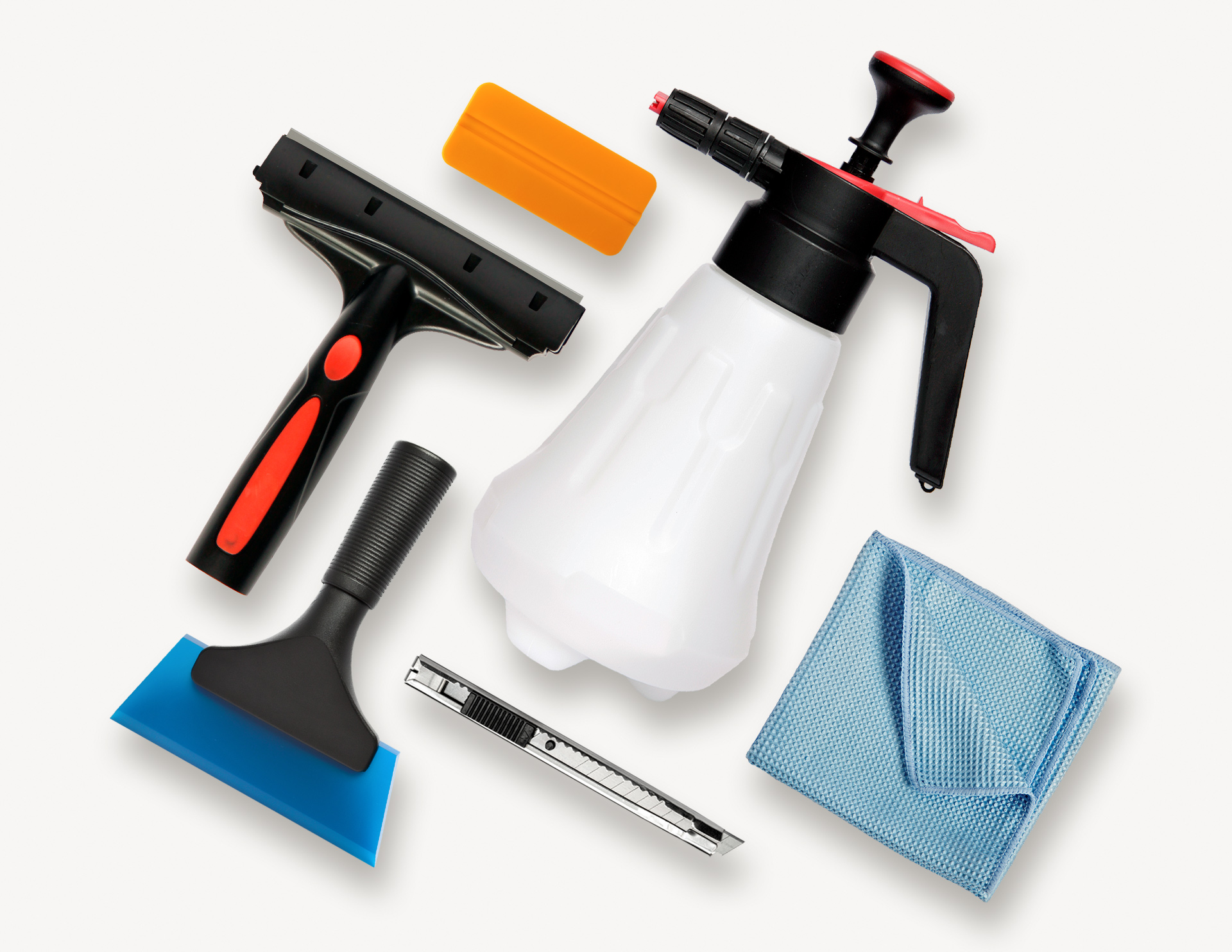 11-teiliges Tapezierwerkzeug Set - Komplett-Ausrüstung Für Tapeten & Folien