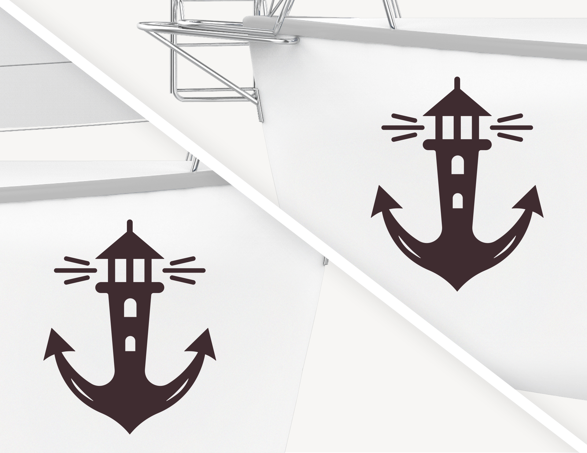 Bootsaufkleber Nummernschilder - 12cm Hoch Schwarz Konturschnitt