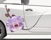Autoaufkleber Orchidee Violetta XS