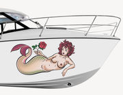 Bootsaufkleber Meerjungfrau Marina XS