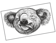 Wandtattoo George der Koala Lieferansicht