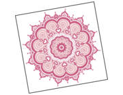 Wandtattoo Mandala - Pink Paisley Lieferansicht