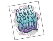 Wandtattoo Good Vibes Only - Graffiti Lieferansicht