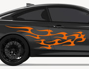 Autoaufkleber Blazing Flames-Set