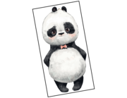 Lieferansicht Wandtattoo Panda Boy Jinjin