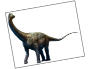 Lieferansicht Wandtattoo Brontosaurus