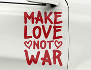 Autoaufkleber Make Love Not War