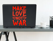 Wandtattoo Make Love Not War
