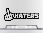 Wandtattoo Fuck Haters