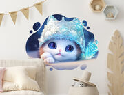 Wandtattoo Eiskönigin Kätzchen Crystal-Kitty