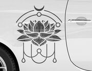 Autoaufkleber Lotus Moon-Set 