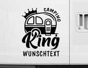 Autoaufkleber Camping King