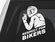 Autoaufkleber Respect for Bikers