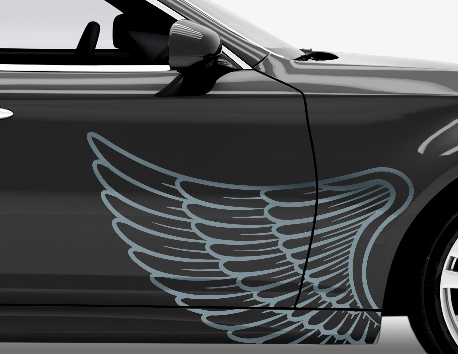 Autoaufkleber Angel Wings-Set