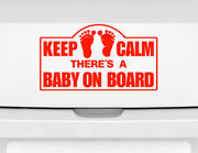 Autoaufkleber "Keep Calm Baby": Keep Calm, Baby on Board!