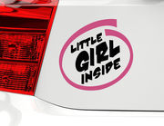 Autoaufkleber Little Girl Inside