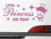 Autoaufkleber “Little Princess on Tour“ Prinzessin auf Fahrt