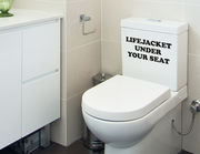 Lifejacket - WC-Aufkleber für Bad und Gästetoilette