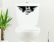 WC Monster - lustiger WC-Aufkleber für den Spülkasten