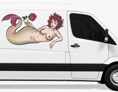 Autoaufkleber Meerjungfrau Marina