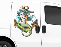 Autoaufkleber Meerjungfrau Pearlia