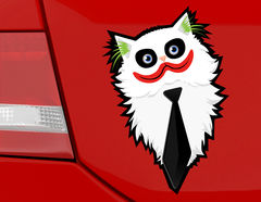 Autoaufkleber Joker's Cat Juice XS