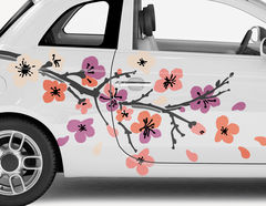 Autoaufkleber Kirschblütenzweig Nippon
