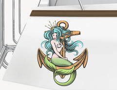 Bootsaufkleber Meerjungfrau Pearlia
