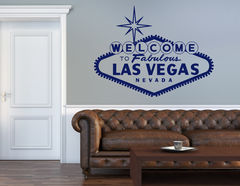 Wandtattoo "Welcome to Las Vegas" für amerikanisches Flair