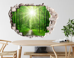 3D Wandtattoo Green Forest