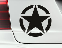 Autoaufkleber Army Star