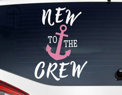 Autoaufkleber New to the Crew - Girl