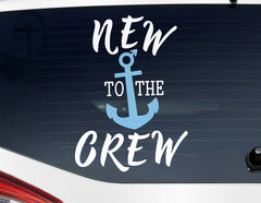 Autoaufkleber New to the Crew - Boy