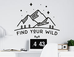 Wandtattoo Find Your Wild