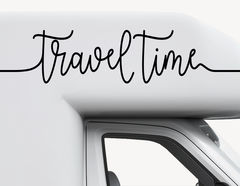 Autoaufkleber Travel Time-Set