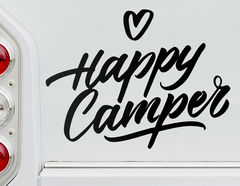 Autoaufkleber Happy Camper’s Heart