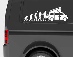 Autoaufkleber Campervan Evolution-Set