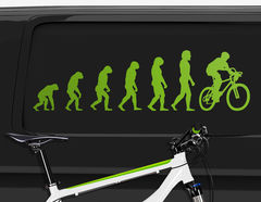 Autoaufkleber Bicycle Evolution