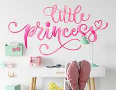 Wandtattoo Pink little Princess