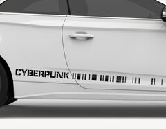 Autoaufkleber Cyberpunk-Set
