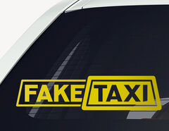 Autoaufkleber Fake Taxi