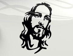 Autoaufkleber Jesus Christus Portrait