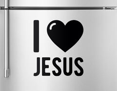 Wandtattoo I Love Jesus