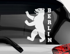 Autoaufkleber Berliner Bär